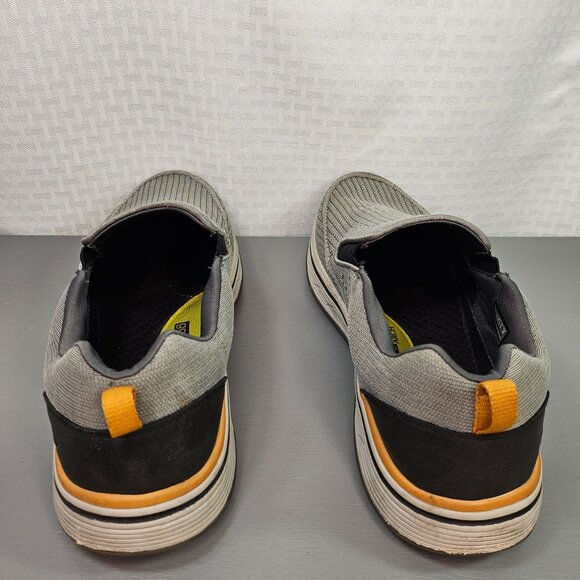 Skechers Men's Size 13 Grey Go Walk Air-Cooled Mesh Slip-On Loafers - Picture 10 of 11